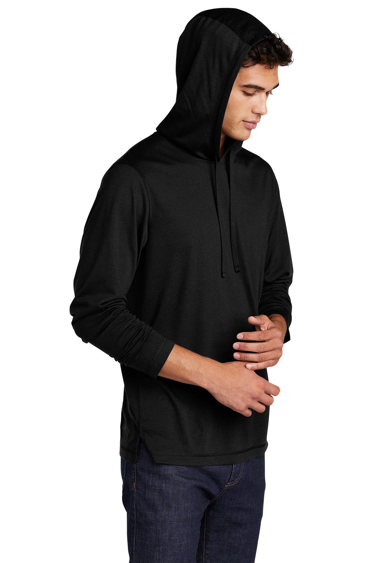 Adult - Sport Tek Long Sleeve Hooded Tee - (Ankeny Hawkette Softball)