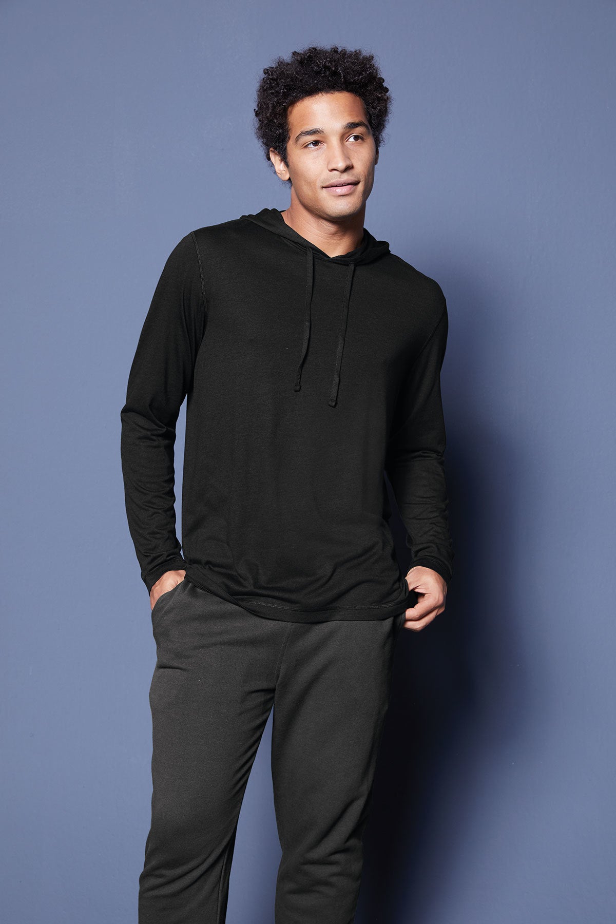 Adult - Sport Tek Long Sleeve Hooded Tee - (Lightning Baseball)