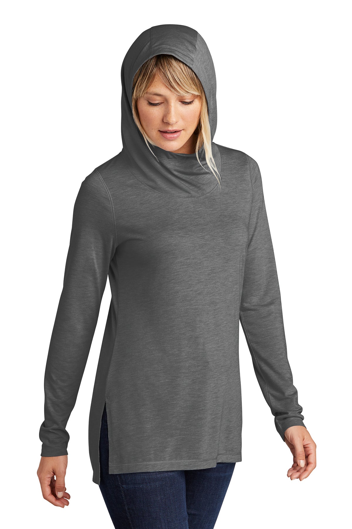 Adult & Ladies- Tri-Blend Lightweight Hoodie (Jaguar Cross Country)