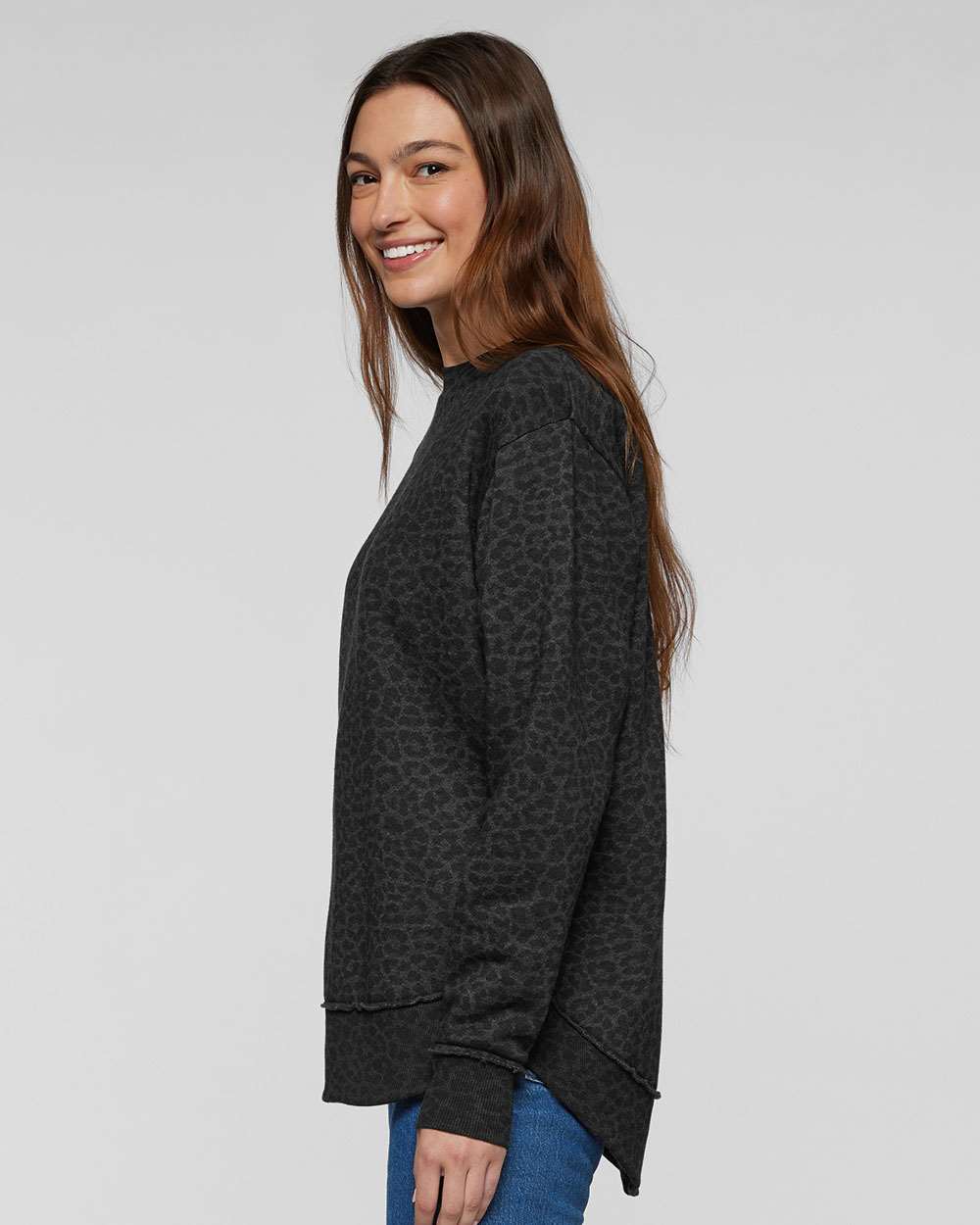 Ladies - LAT Weekend Fleece Crewneck (Centennial Jaguar Collection)