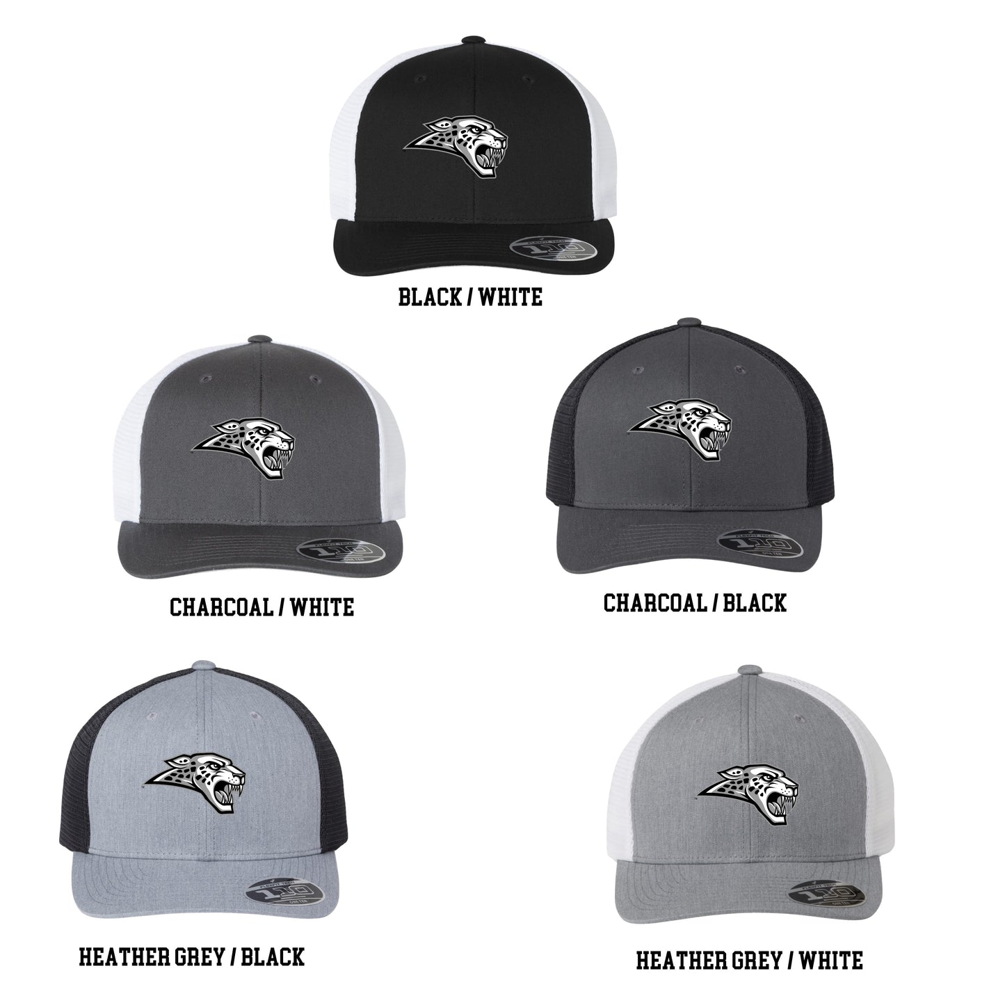 Flexfit 110M  - Mesh Snap Back Cap- (Centennial Jaguar Collection)