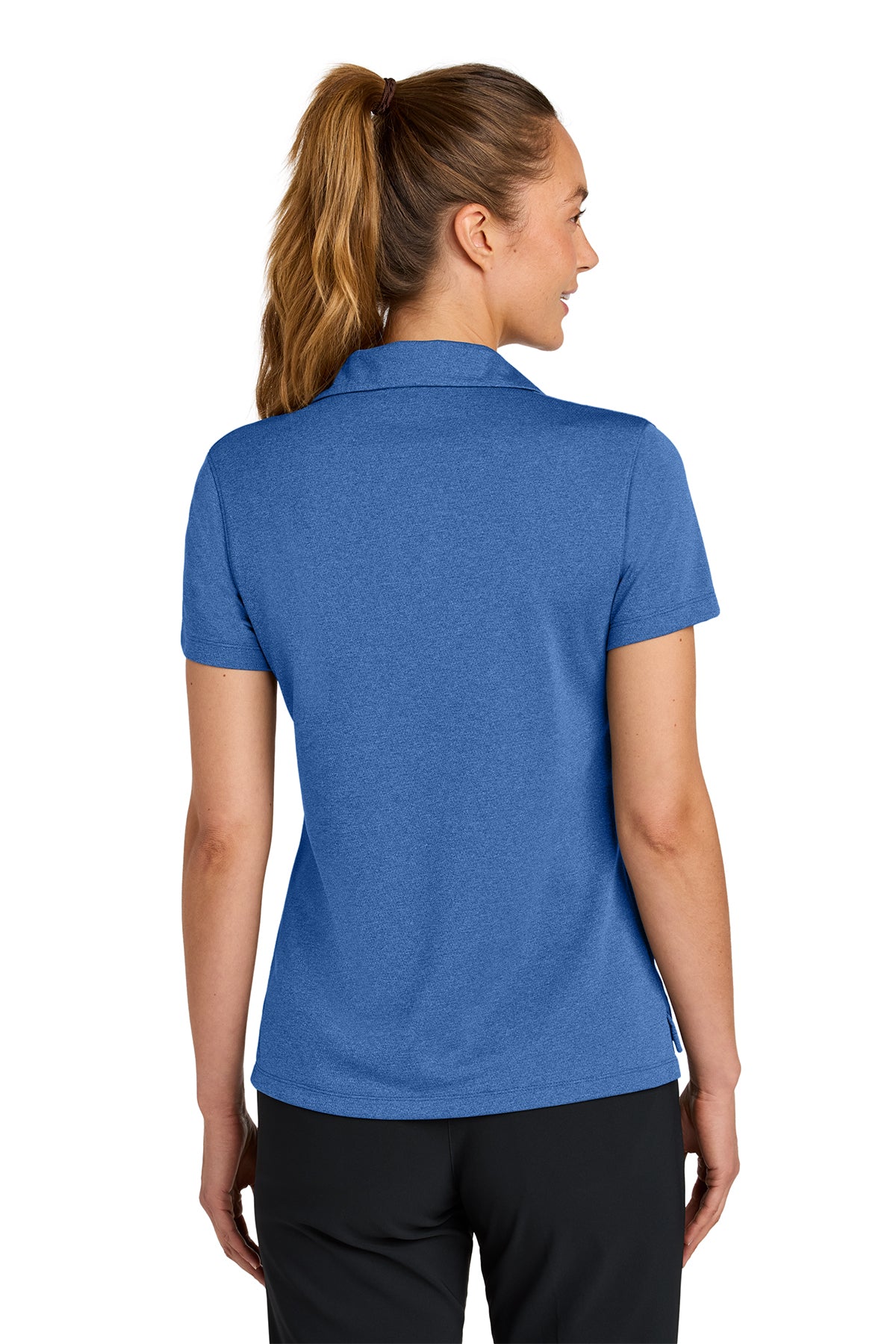 Nike - Ladies Dri-Fit Smooth Heather Polo (Camlin)