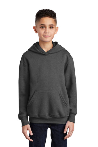 Adult, Ladies & Youth - Port & Co Fleece Hooded Sweatshirt - (Centennial Jaguar XC)