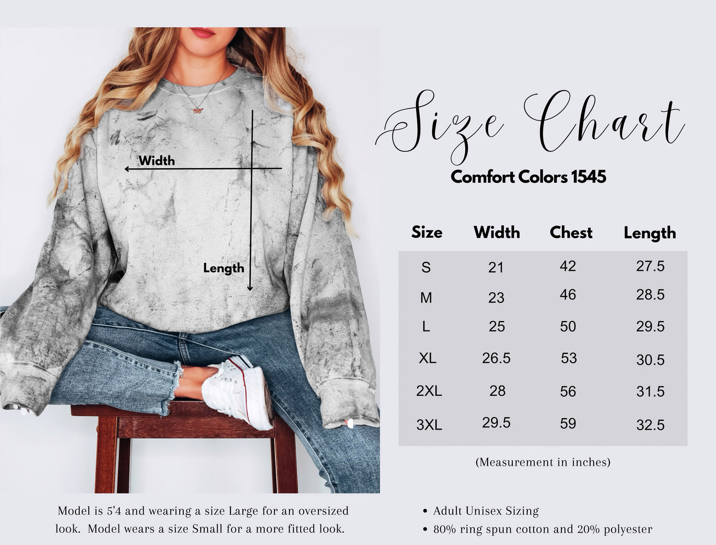 Comfort Colors - Adult Unisex Colorblast Sweatshirt (Branches)