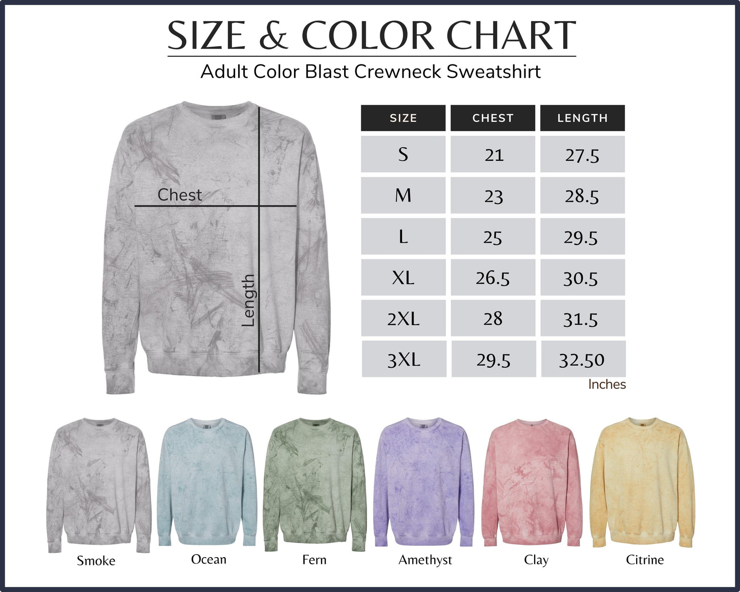 Comfort Colors - Colorblast Sweatshirt (FXB)