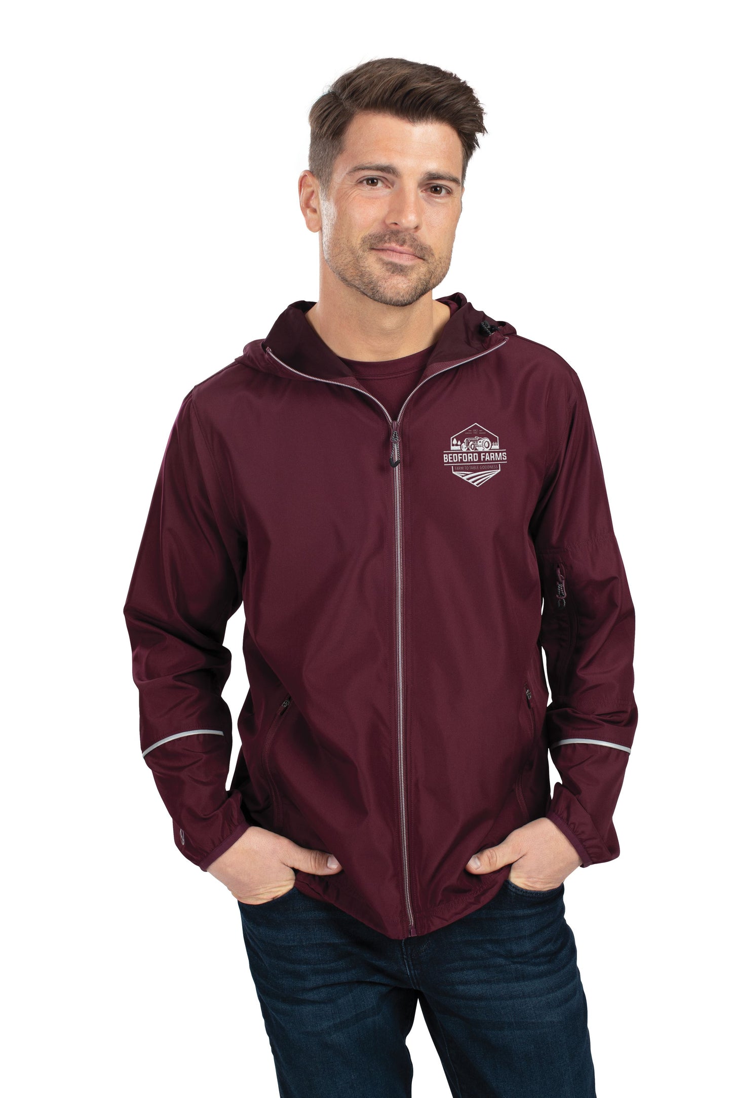 Adult & Ladies - Packable Full Zip Jacket (Centennial Jaguar Soccer)