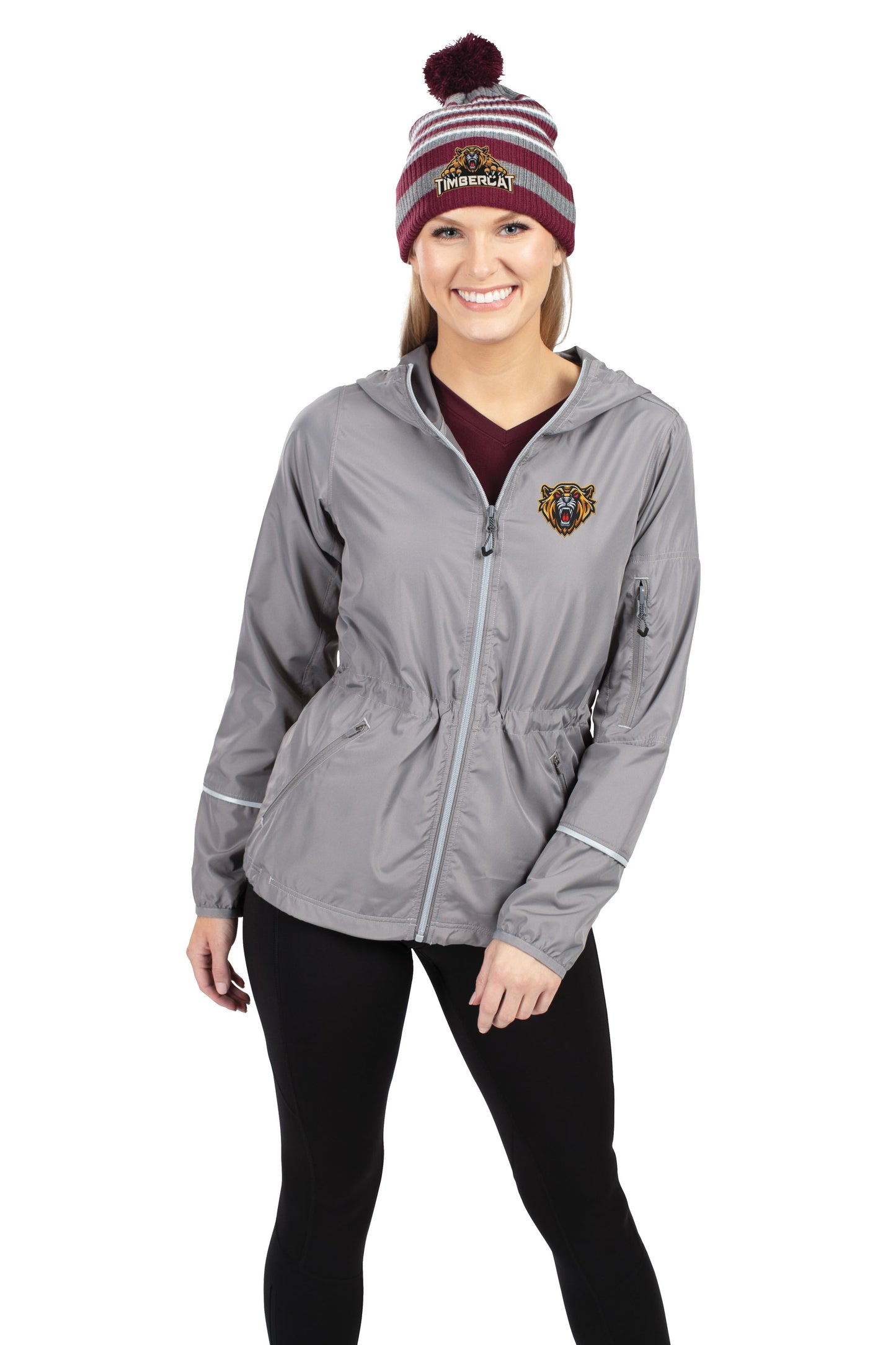 Adult & Ladies - Packable Full Zip Jacket (Centennial Jaguar Soccer)