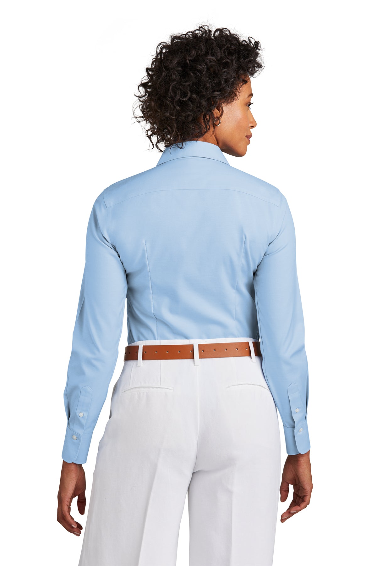 Brooks Brothers - Ladies Wrinkle Free Stretch Pinpoint Shirt (Camlin)