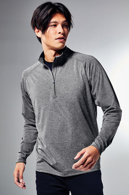 Adult & Ladies- Sport Tek Stretch 1/2-Zip Pullover (Ankeny Hawkette Softball)