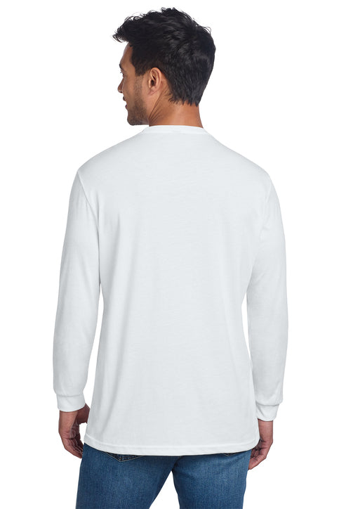Adult - Long Sleeve Cotton/Poly Tee- (Adrenaline Baseball)