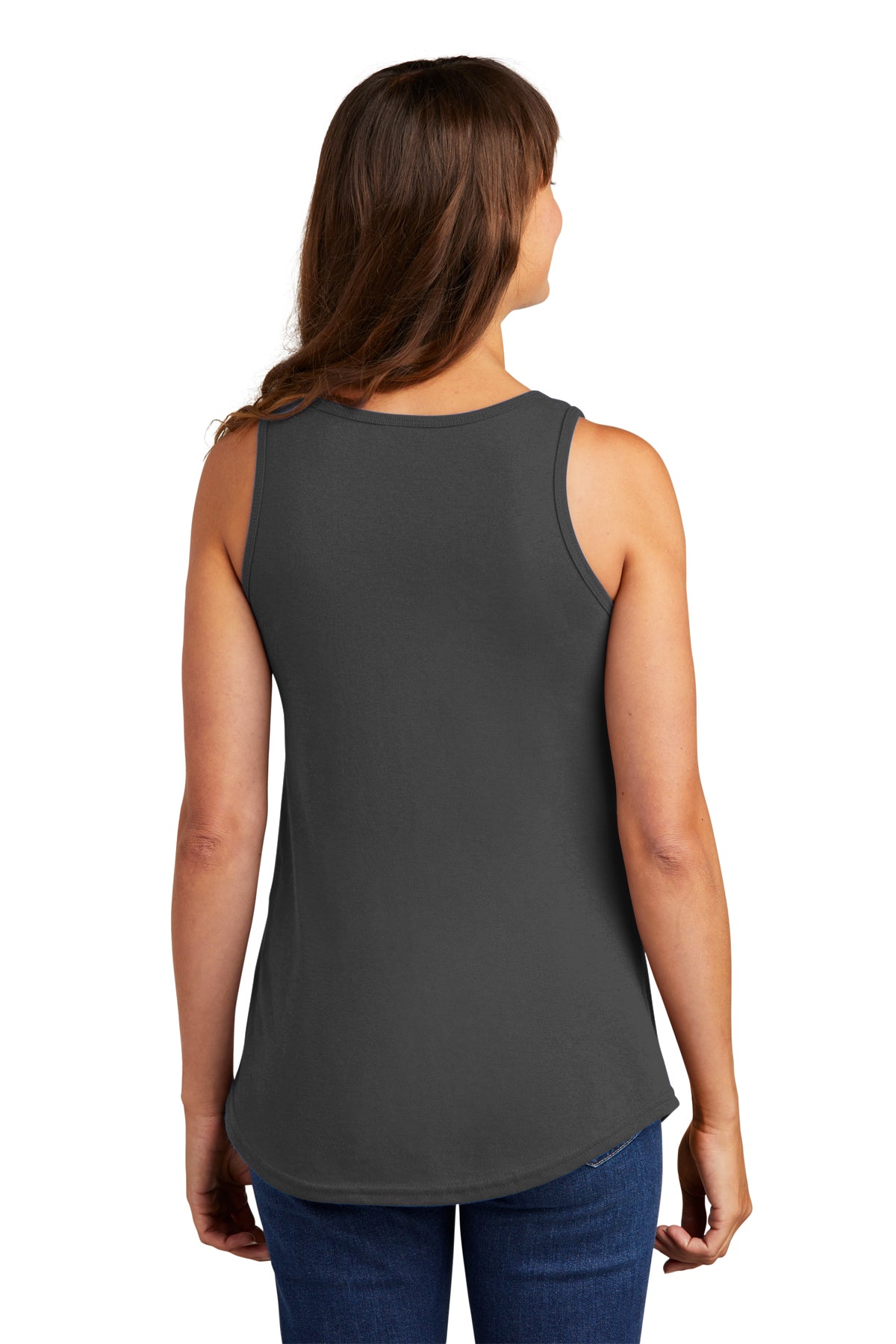 Ladies - Port & Co Cotton Tank Top - (Ankeny Mustangs Baseball)