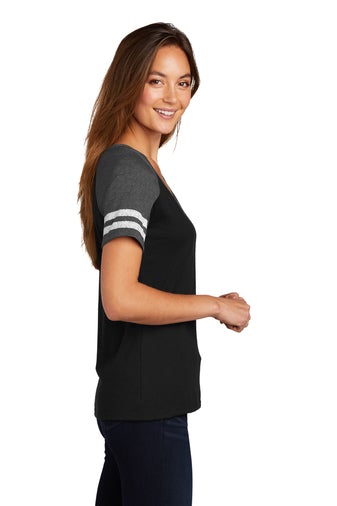 Distrcit - Ladies Vneck Tee - (Ankeny Medical Park)