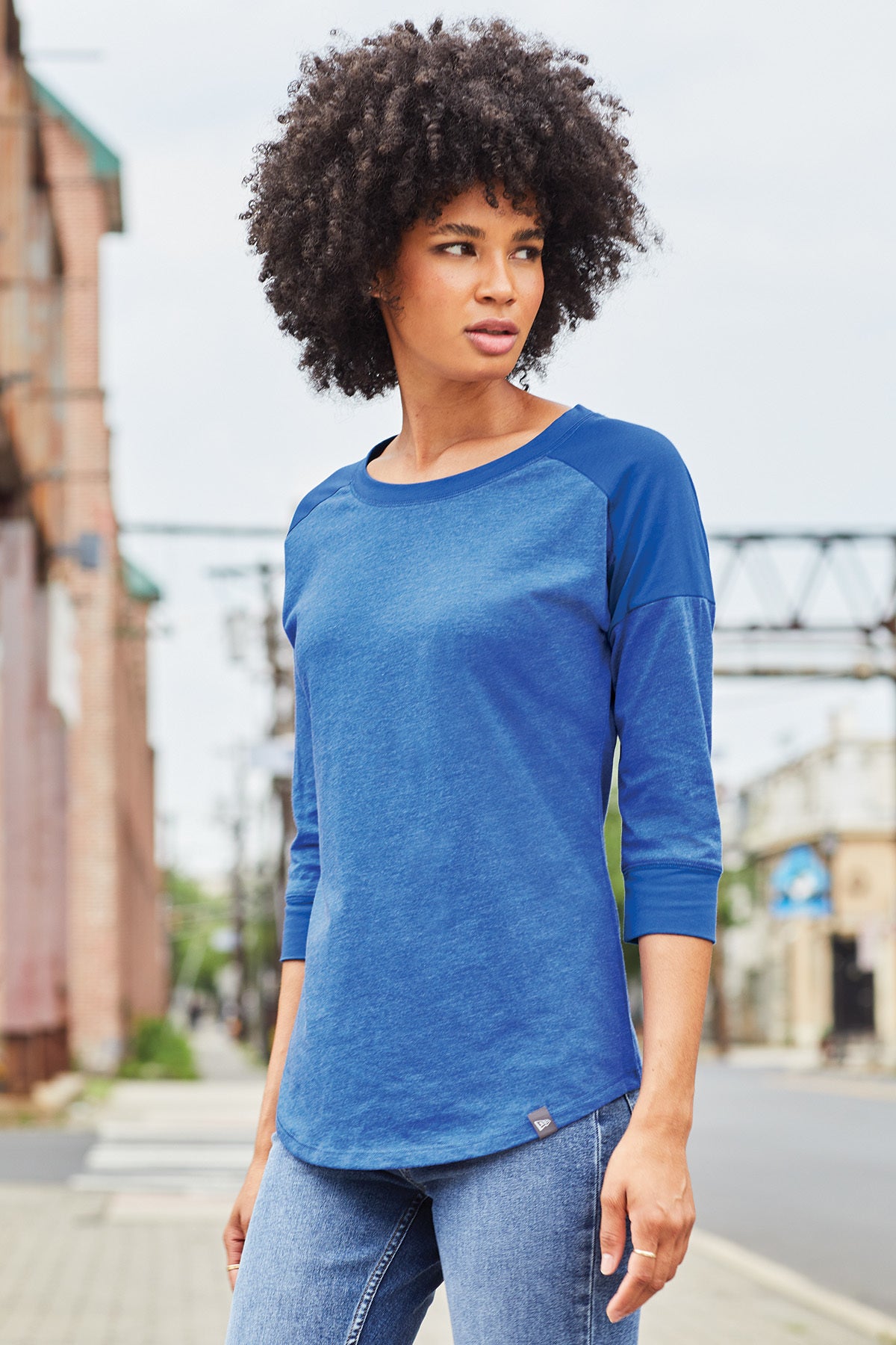 New Era - Ladies Hertitage 3/4 Sleeve Tee (Echelon)