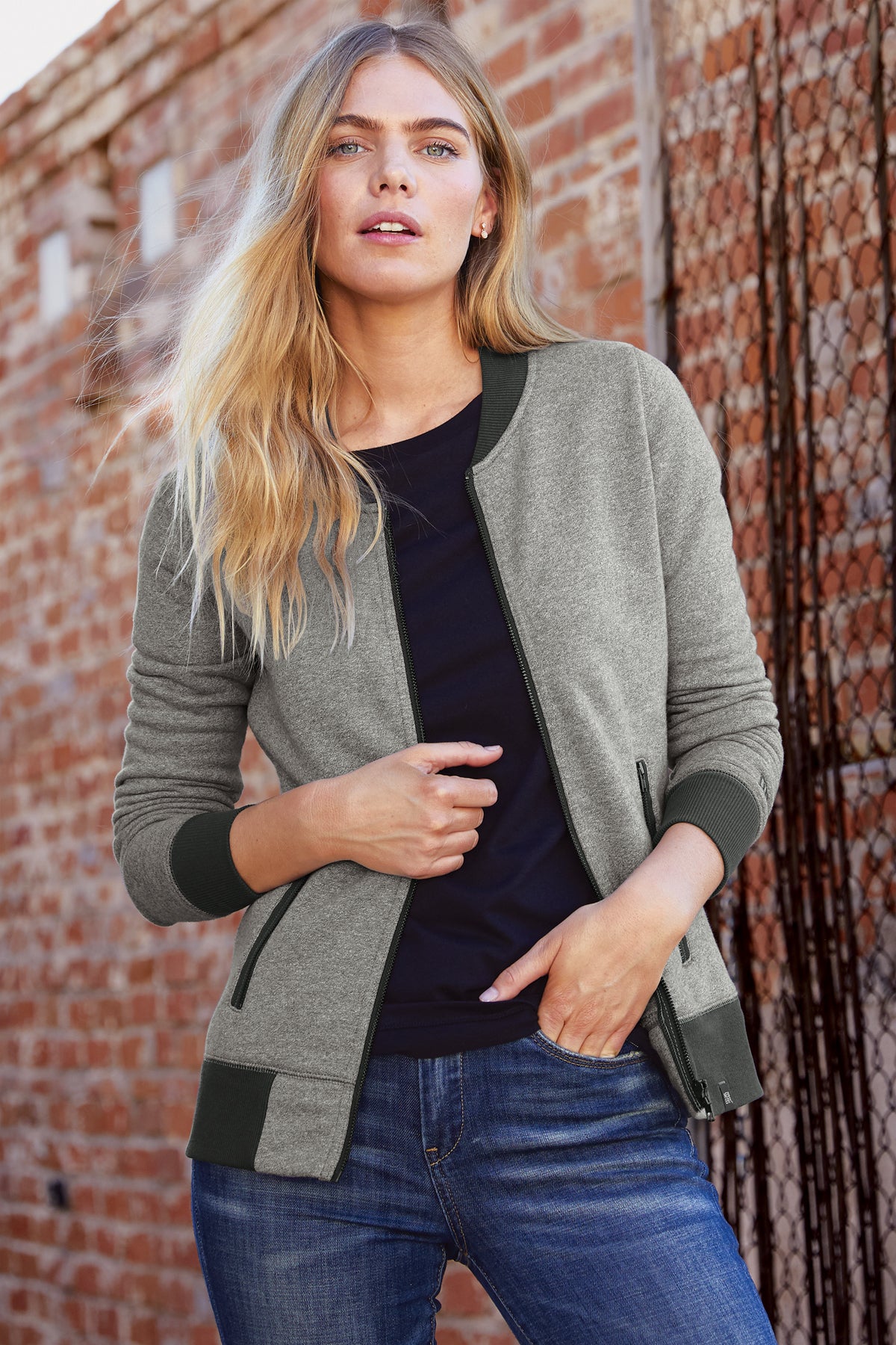 Ladies - New Era - French Terry Full Zip (Echelon)