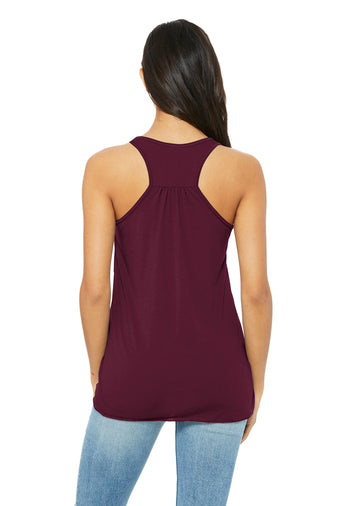 Ladies - Bella Flowy Racerback Tank - (Ankeny Hawkette Softball)