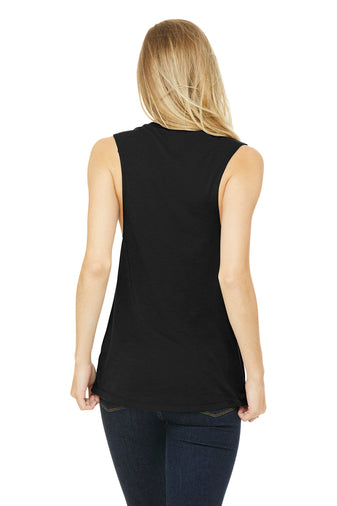 Ladies - Bella + Canvas Flowy Muscle Tank (Ankeny Generals Baseball)