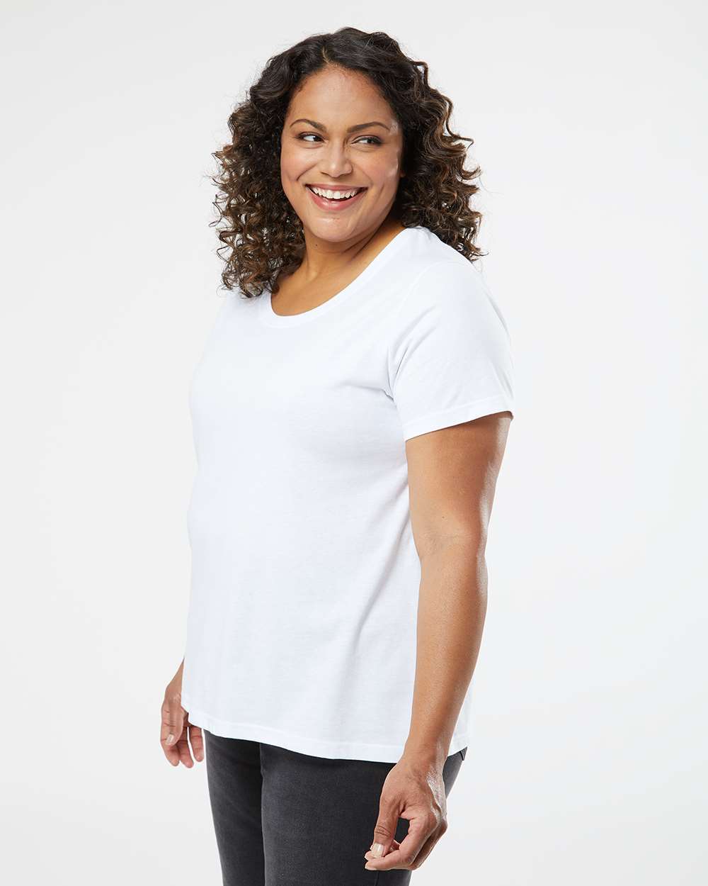 Ladies -LAT Curvy Fine Jersey Tee - (Foster Squad)