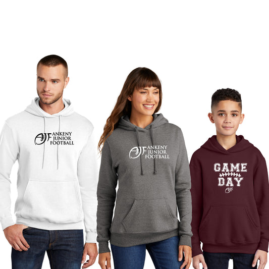 Adult, Ladies & Youth - Port & Co Fleece Hoodie - (AJF)