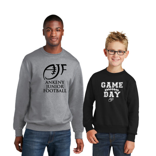 Adult & Youth - Port & Co Fleece Crewneck Sweatshirt- (AJF)