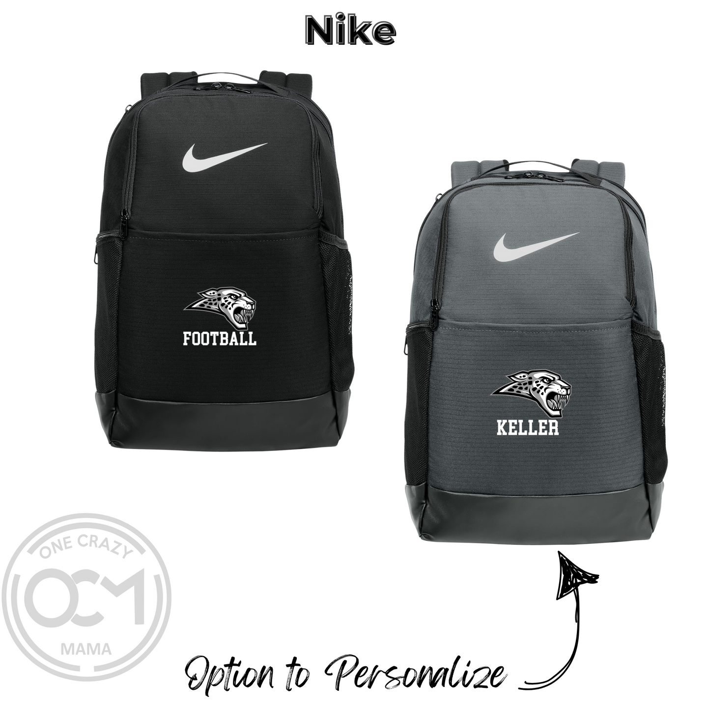 Backpack - Nike Medium Backpack (Centennial Jaguar Football)