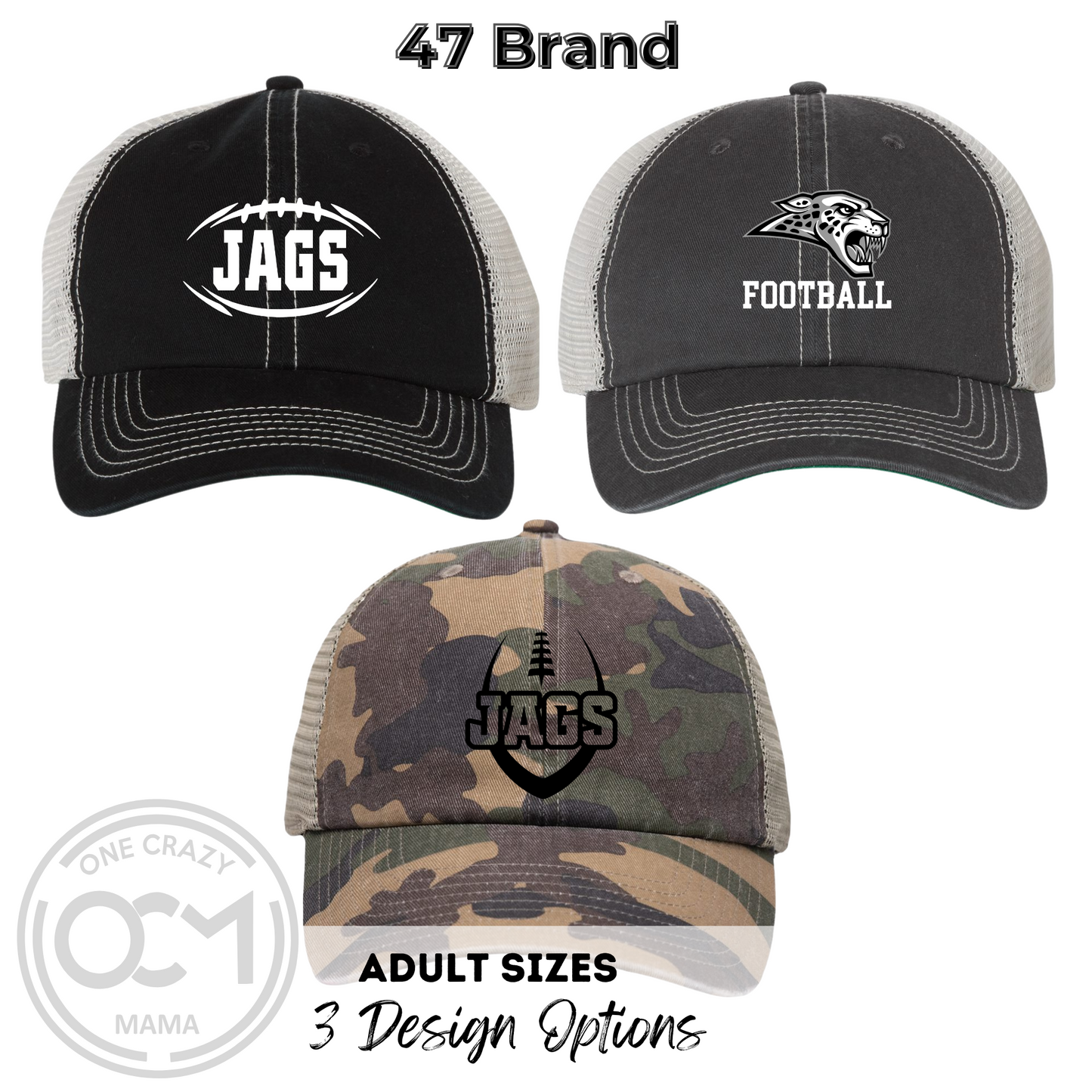 Adult - 47 Brand Trawler Cap (Centennial Jaguar Football)