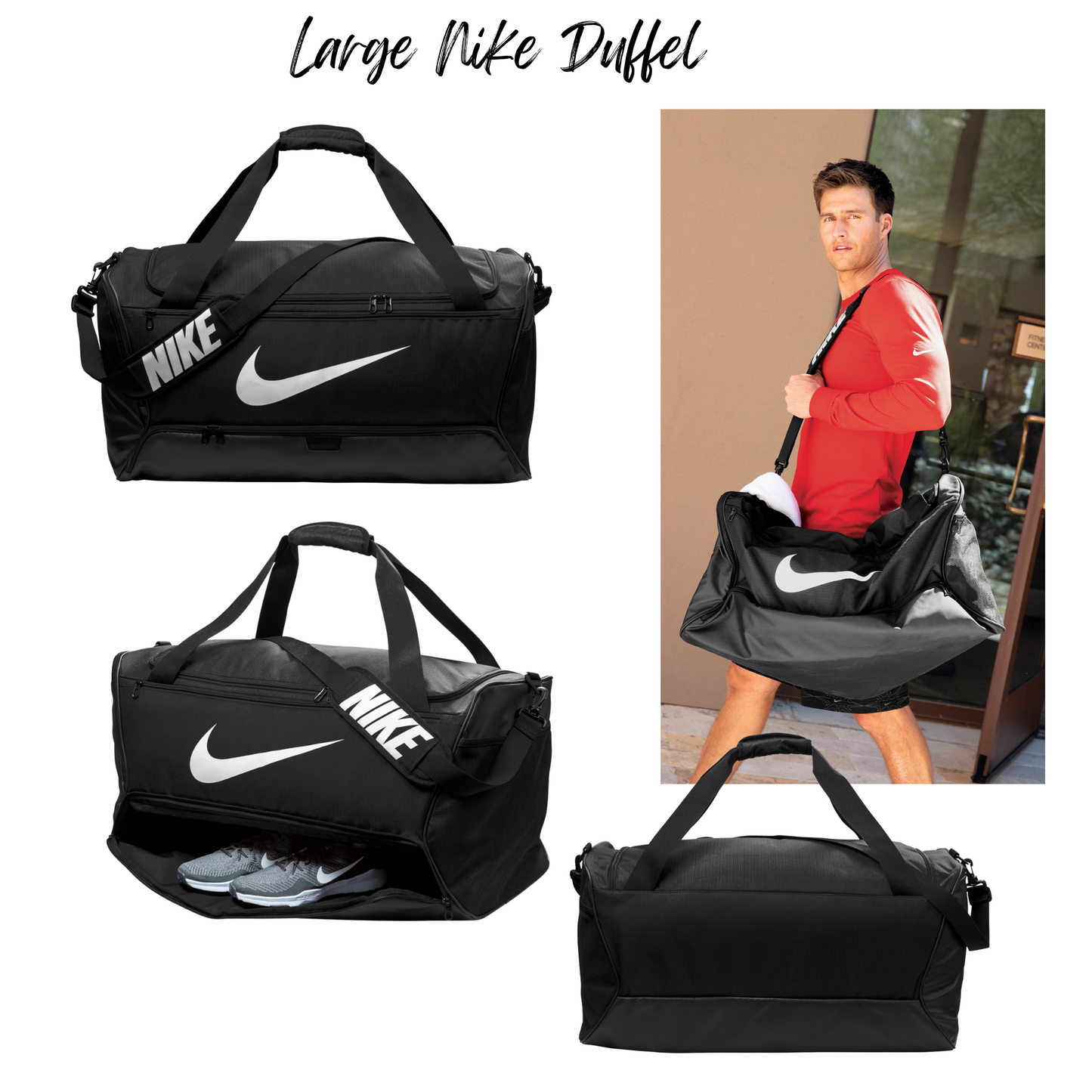 Duffel- Nike Small or Large Duffel (Centennial Jaguar Football)