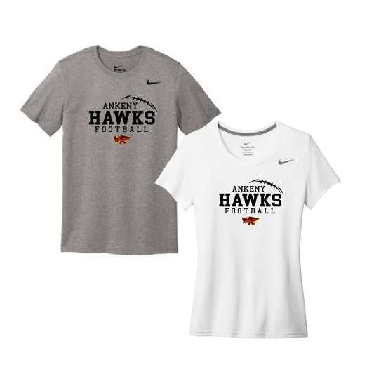 Adult, Ladies & Youth - Nike Legend Poly Tee - (Ankeny Hawks Football)