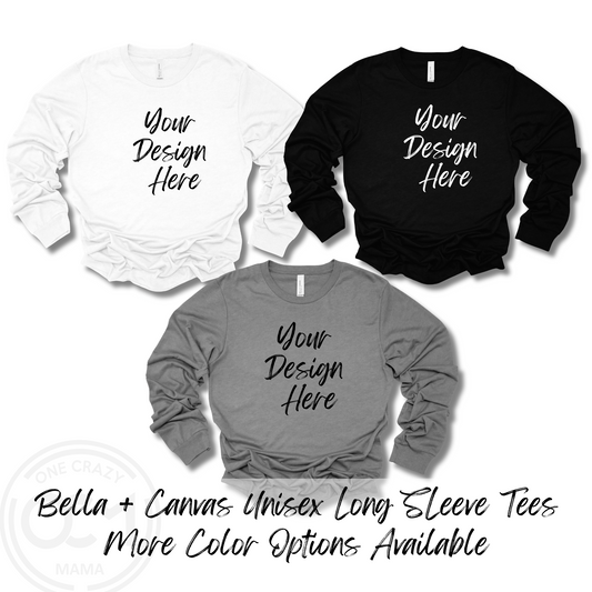 Bella + Canvas - Unisex Long Sleeve Tee (Blank Apparel)