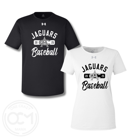 Adult, Ladies & Youth - Under Armour Dri-Fit Tee (Centennal Jaguar Baseball)