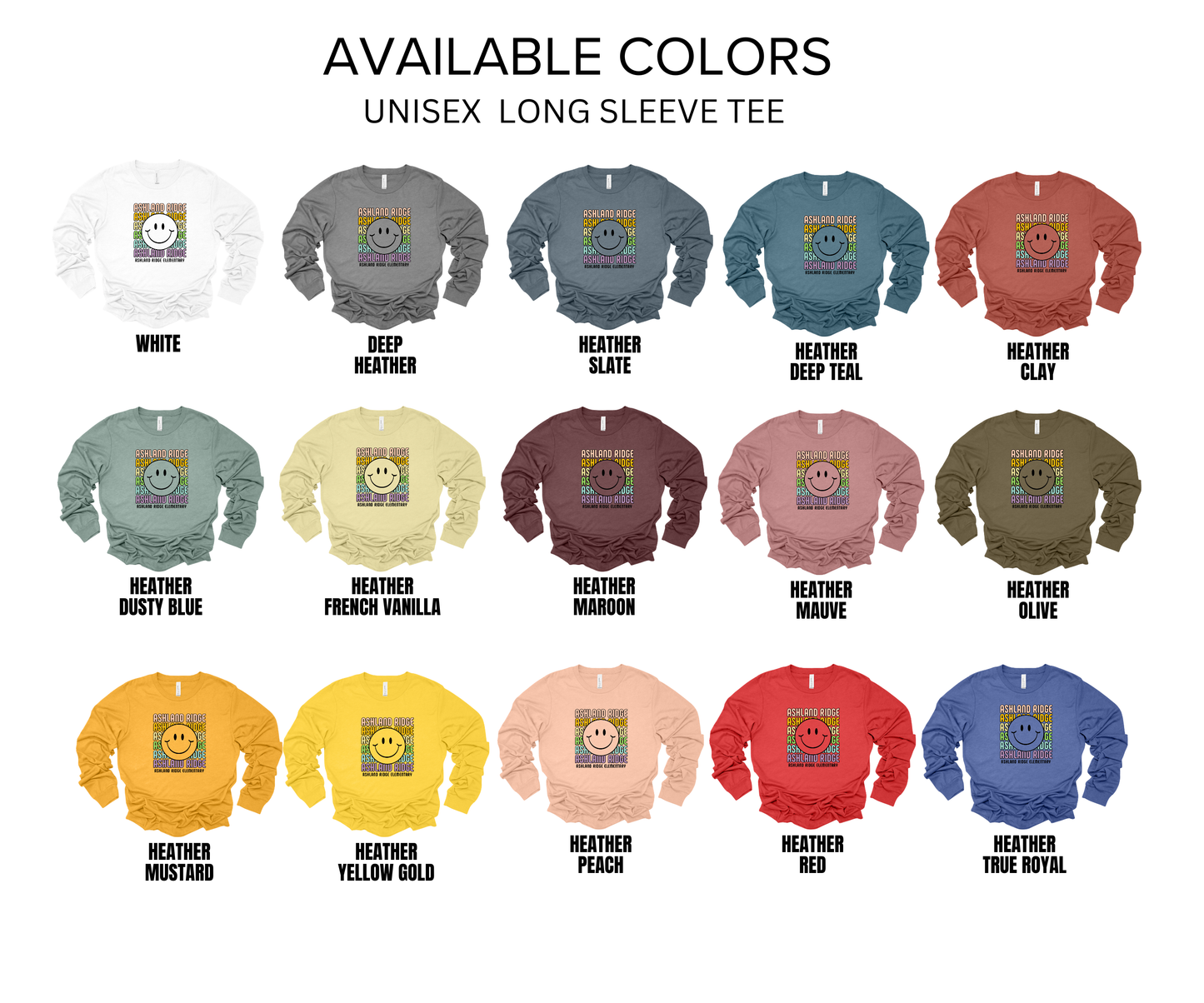 Bella+Canvas - Unisex Long Sleeve Tee (Ashland Ridge)