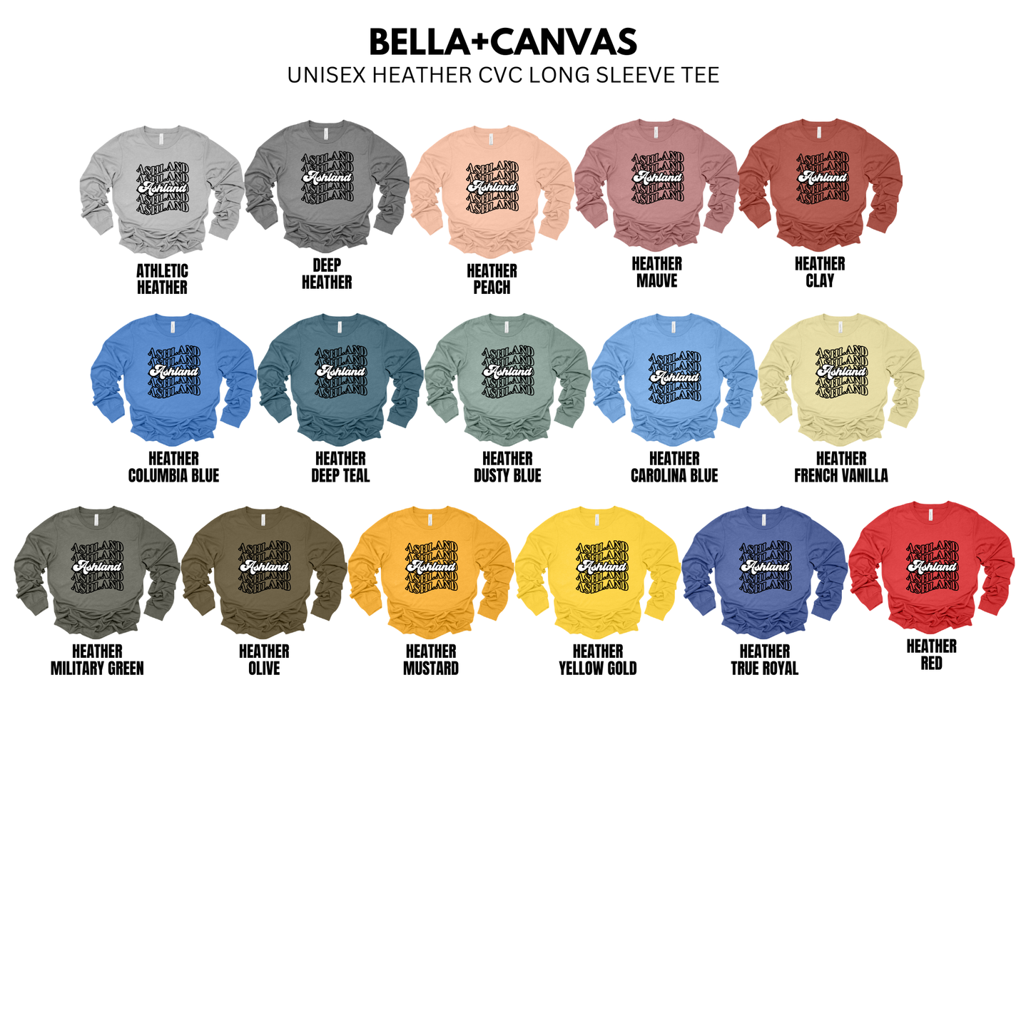 Bella+Canvas - Unisex Long Sleeve Tee (Ashland Ridge)