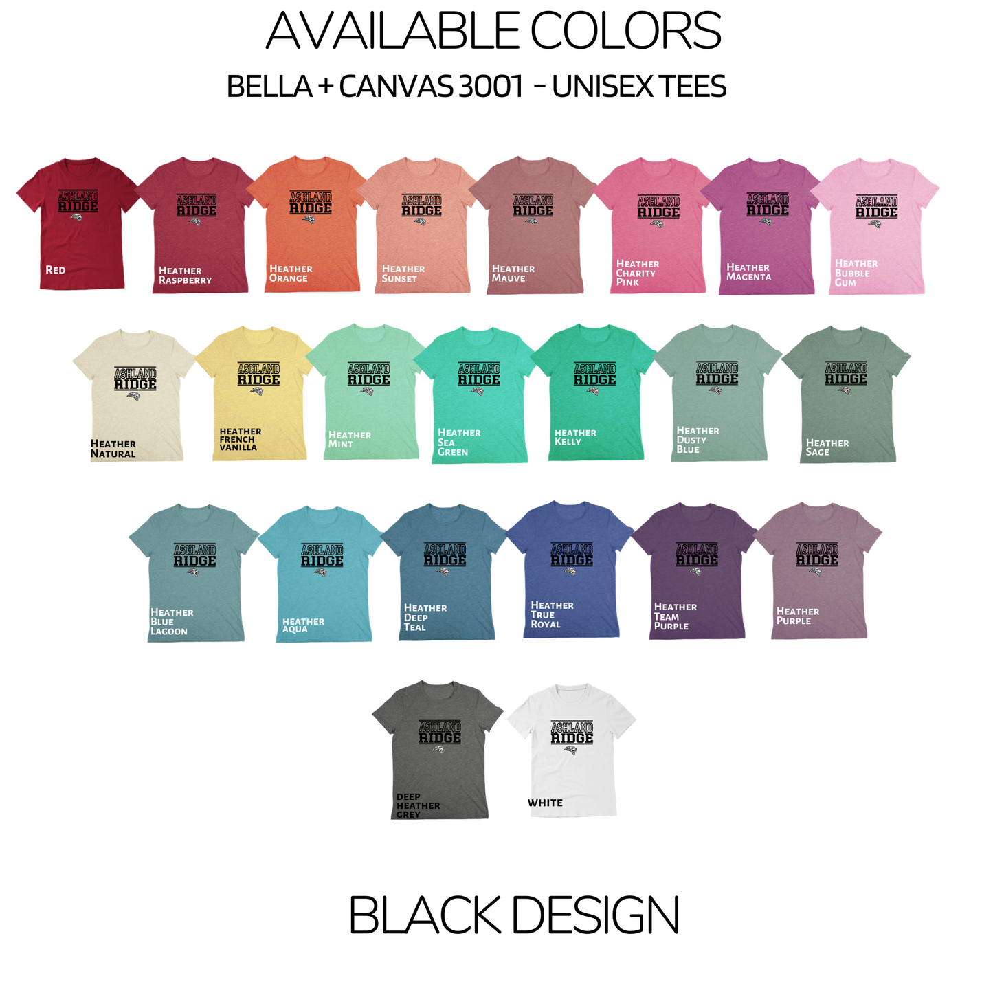 Bella+ Canvas - Unisex Tee (Ashland Ridge)