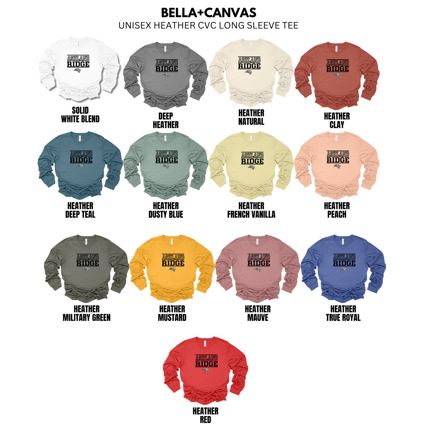 Bella+Canvas - Unisex Long Sleeve Tee (Ashland Ridge)
