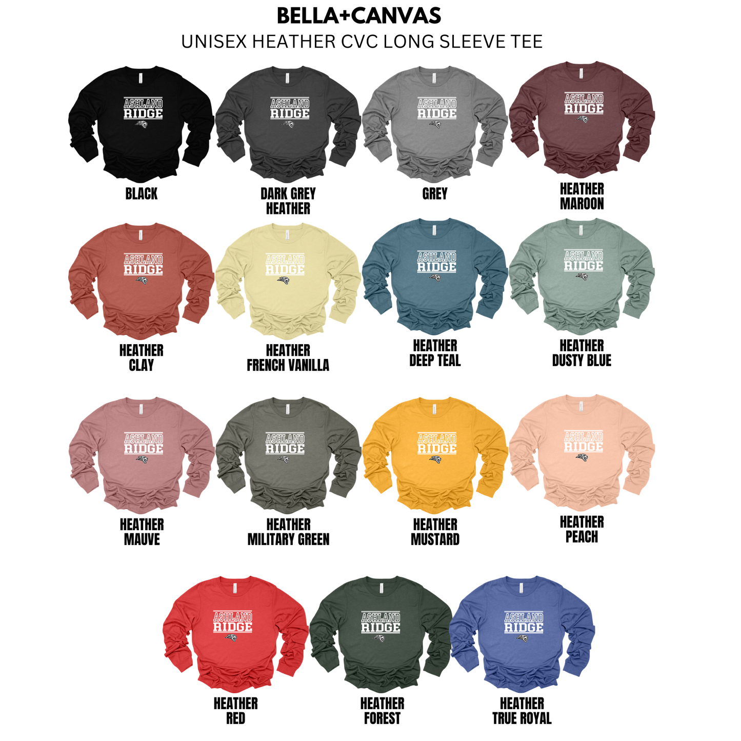 Bella+Canvas - Unisex Long Sleeve Tee (Ashland Ridge)