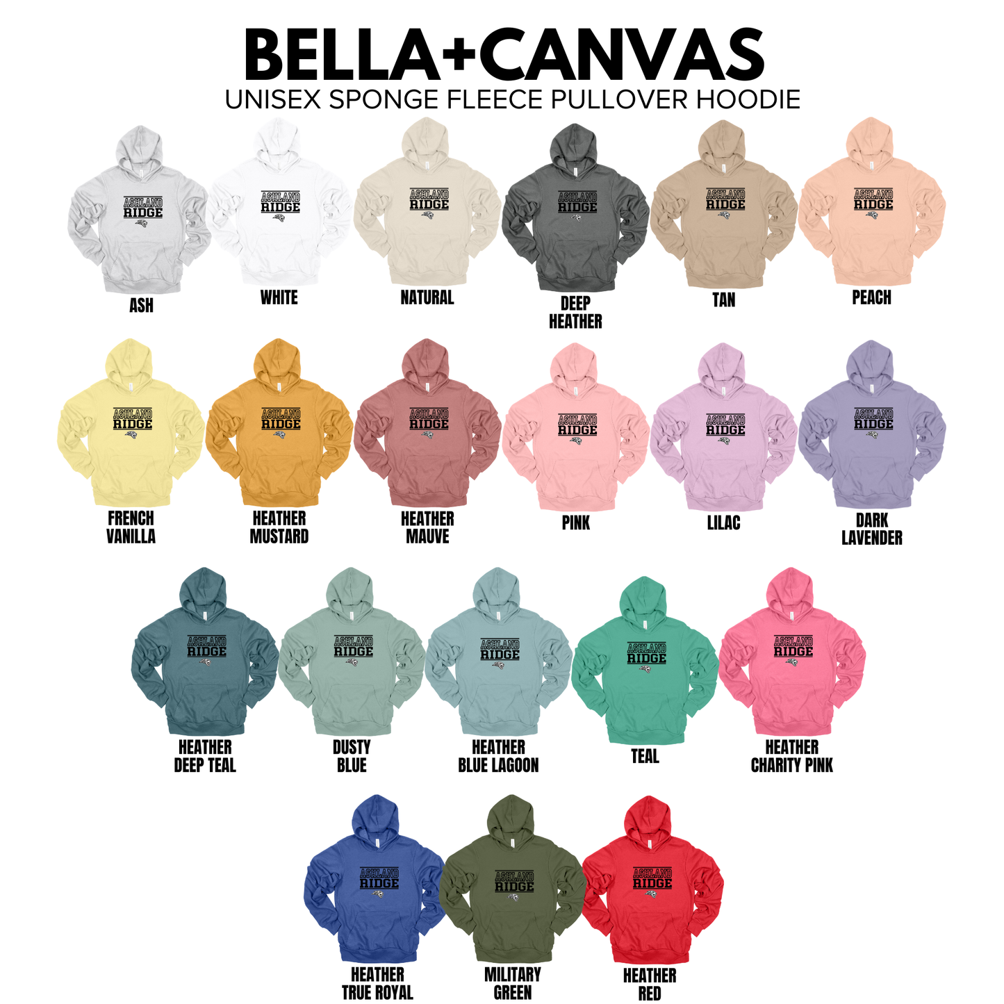 Bella+Canvas - Unisex Hoodie - (Ashland Ridge)