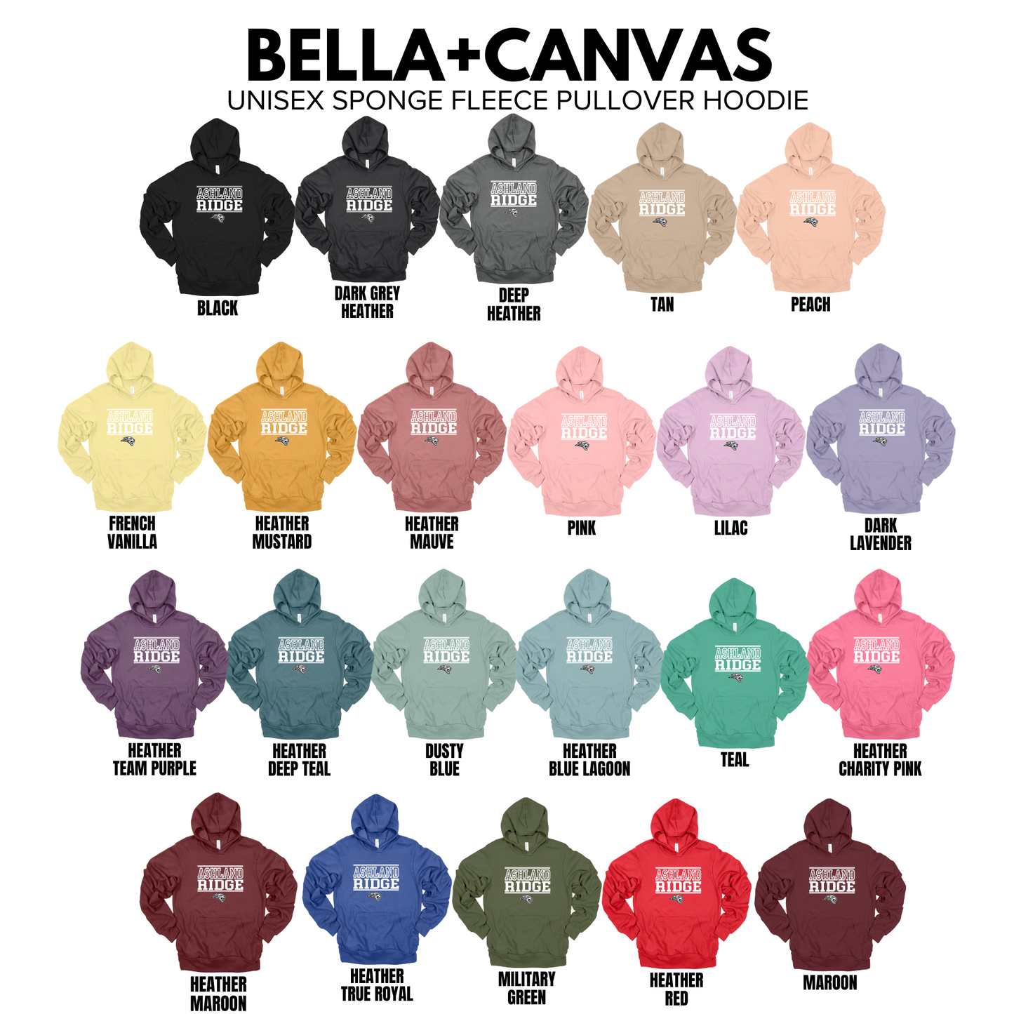 Bella+Canvas - Unisex Hoodie - (Ashland Ridge)