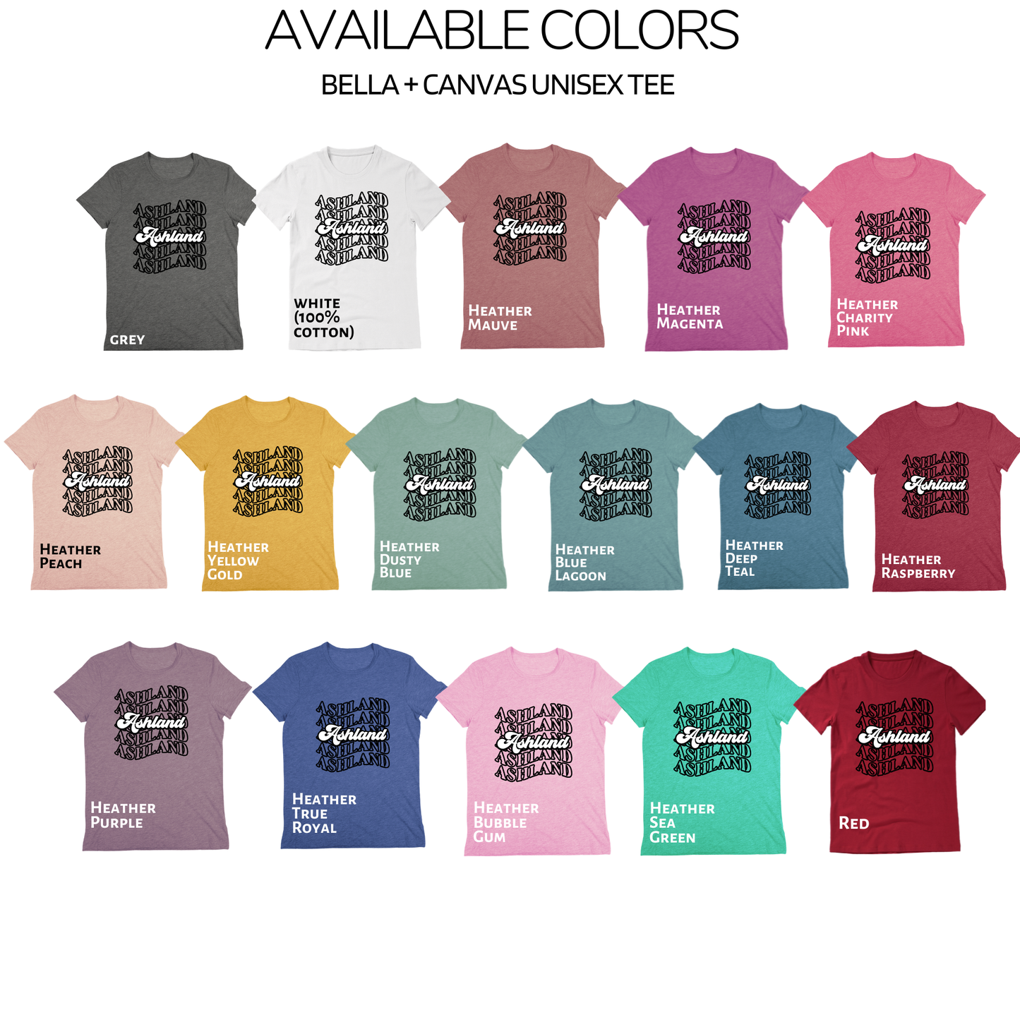 Bella+ Canvas - Unisex Tee (Ashland Ridge)