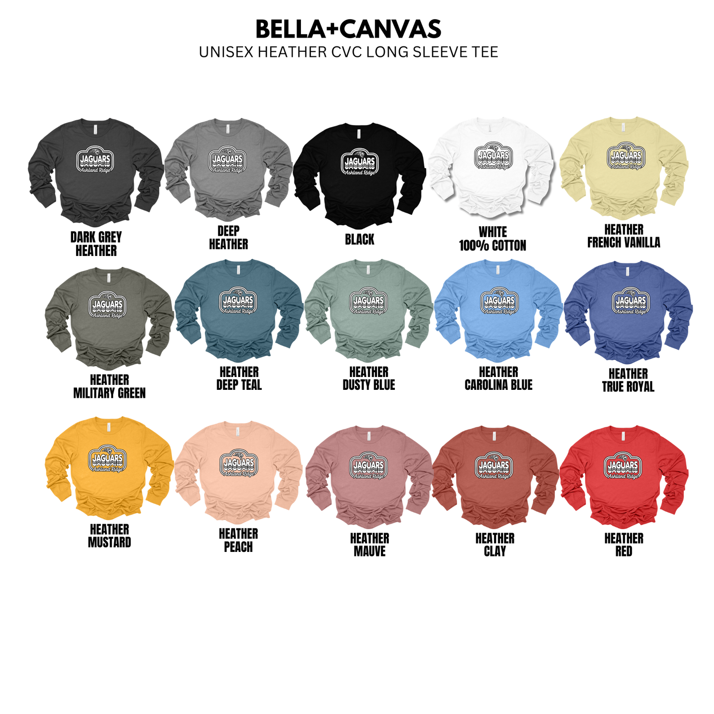 Bella+Canvas - Unisex Long Sleeve Tee (Ashland Ridge)