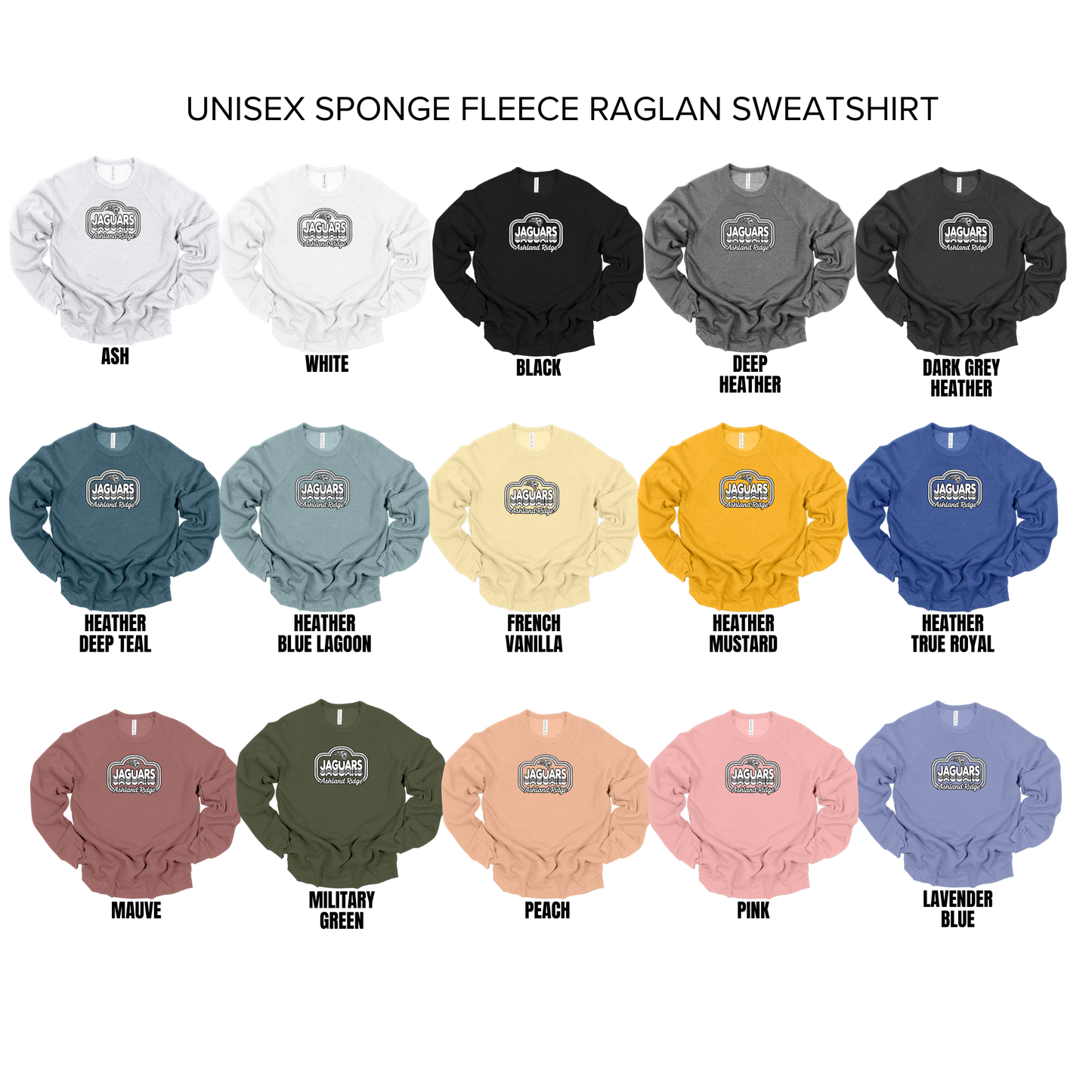 Bella+Canvas - Unsiex Crewneck Sweatshirt (Ashland Ridge)