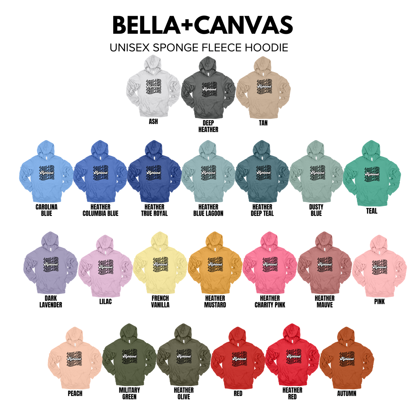 Bella+Canvas - Unisex Hoodie - (Ashland Ridge)