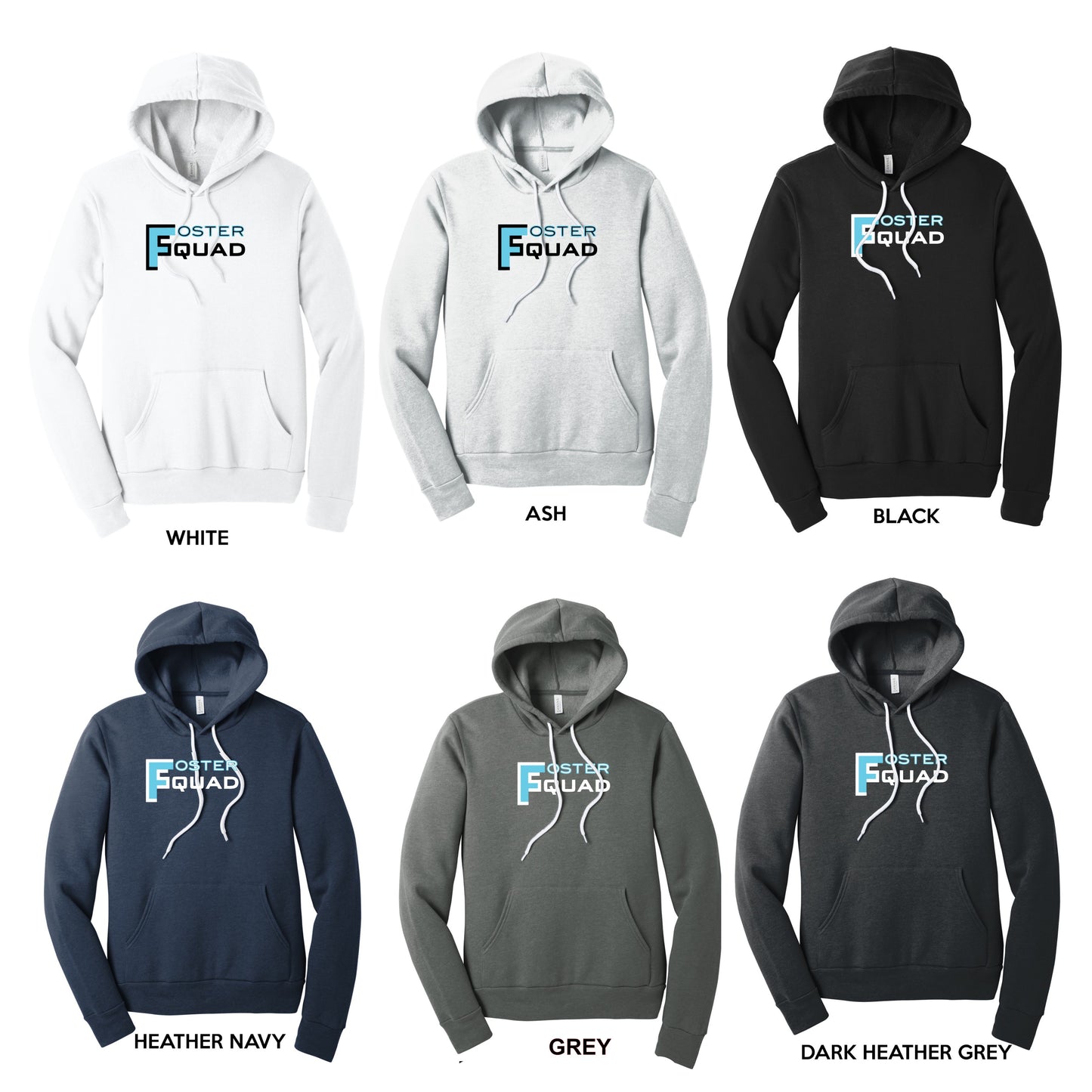 Adult - Bella Unisex Sponge Fleece Hoodie (Foster Squad)