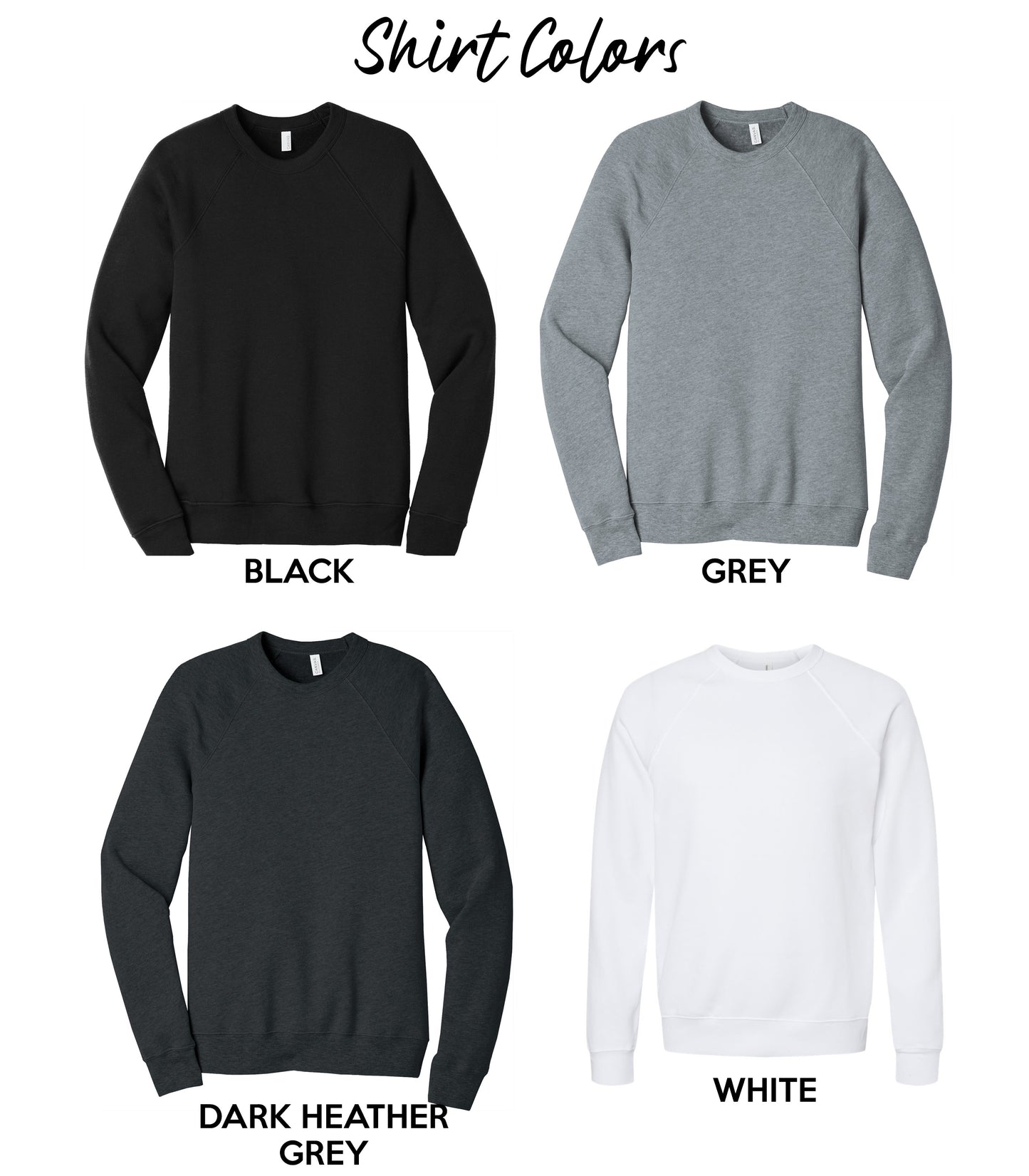 Adult - Bella Crewneck Sweatshirt - 3 Designs- (Centennial Jaguars Basketball)