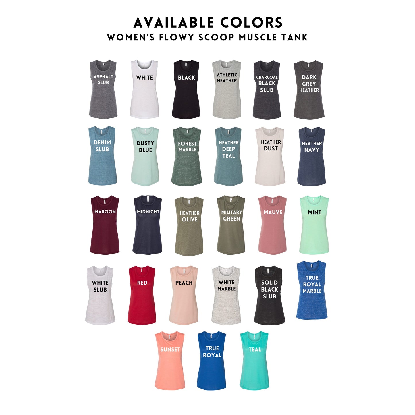 Swearing Helps - Ladies Flowy Scoop Muscle Tank