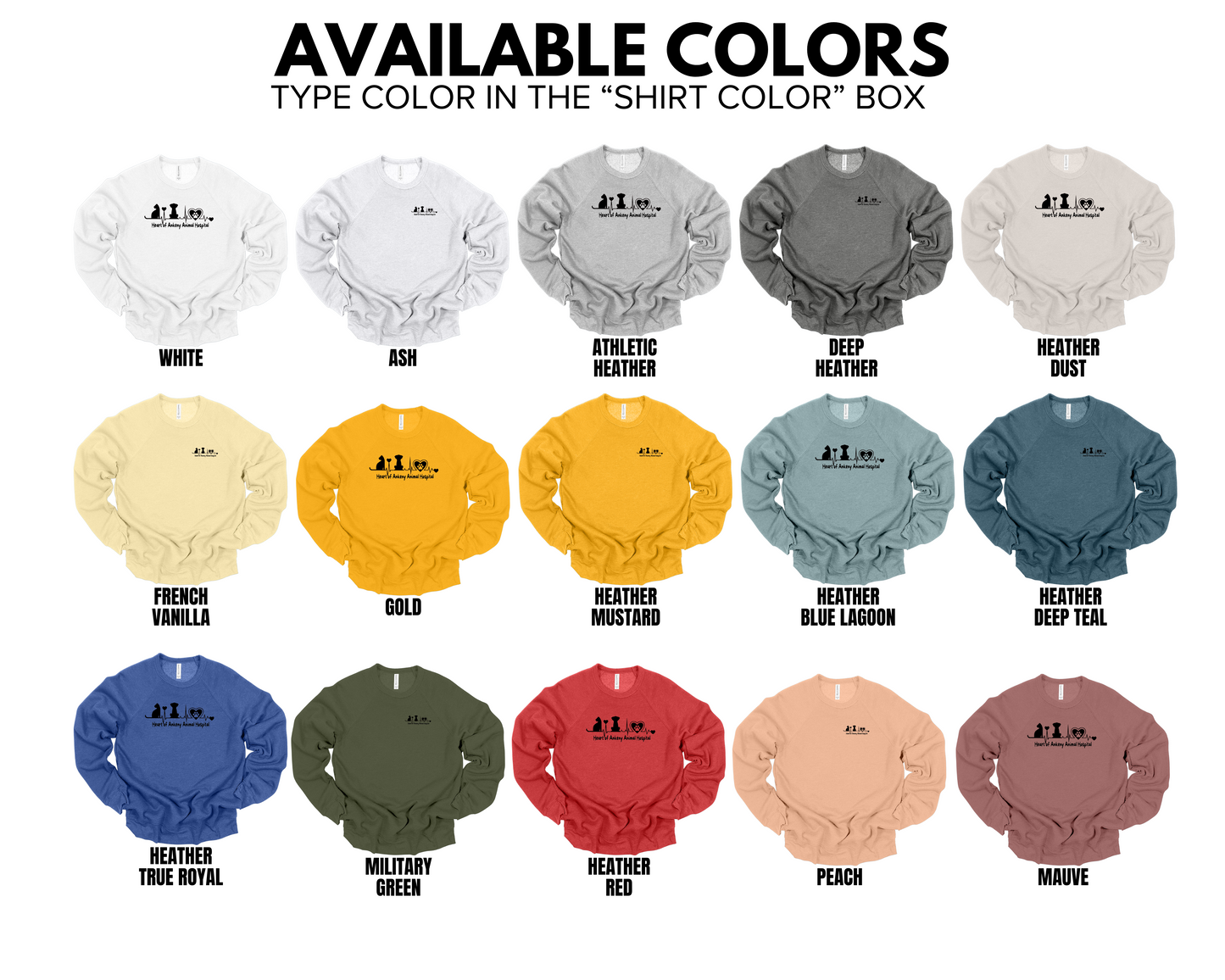 Unisex Crewneck Sweatshirt - (Heart of Ankeny)