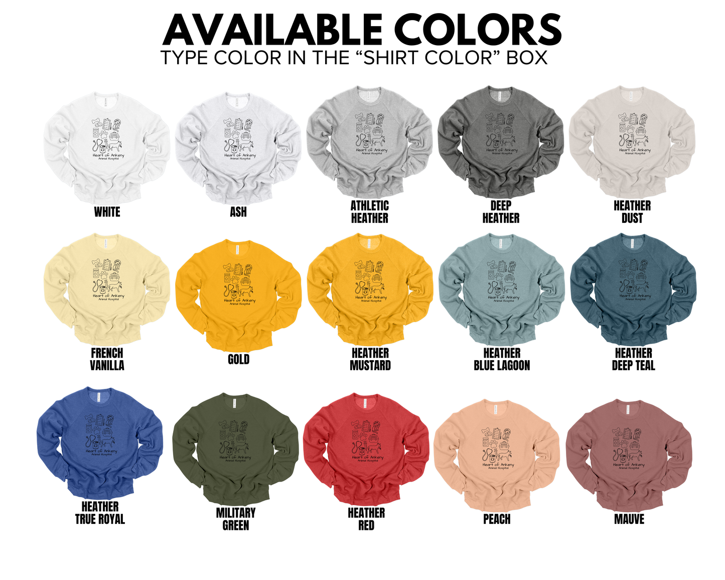 Unisex Crewneck Sweatshirt - (Heart of Ankeny)