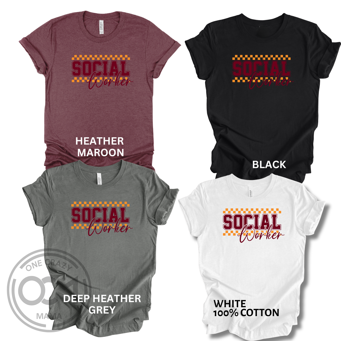 Adult - Bella+Canvas Unisex Tee (Social Worker)