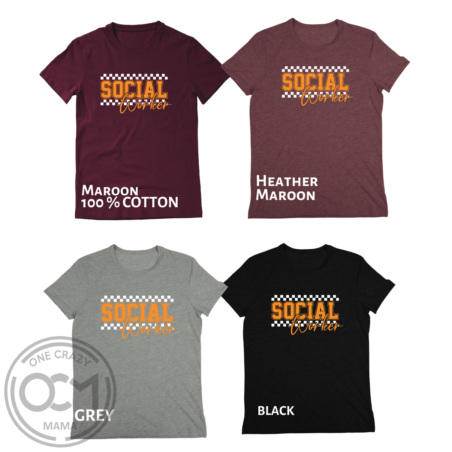 Adult - Bella+Canvas Unisex Tee (Social Worker)