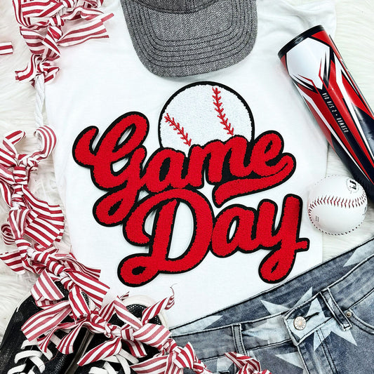 Adult - Comfort Colors Unisex Tee (Game Day Baseball - 6 Colors)