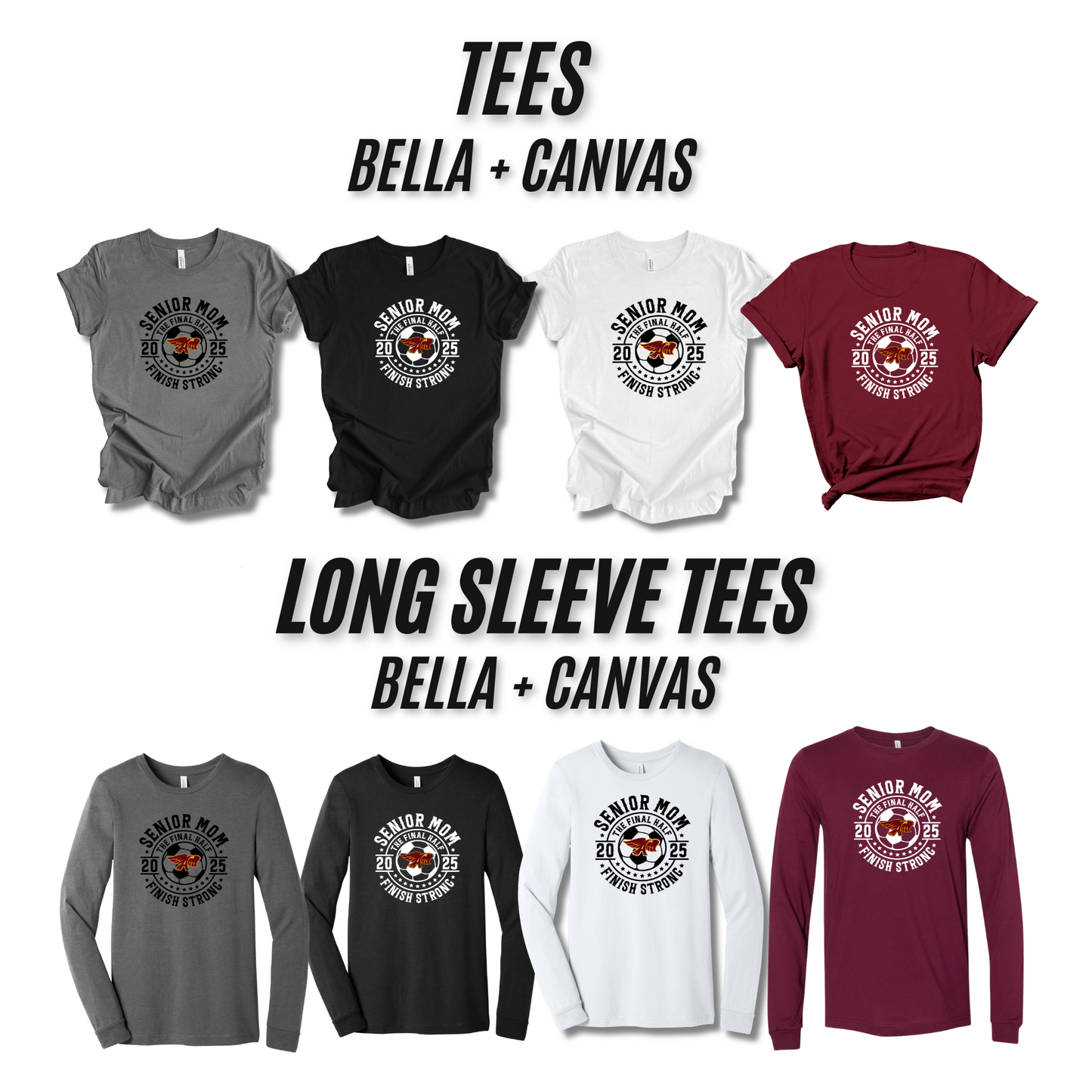 Adult - 4 Bella Apparel Options (Ankeny Hawks Soccer)