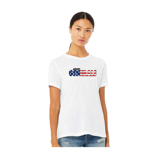 Ladies - Bella + Canvas Relaxed Tee (Ankeny Generals Baseball)